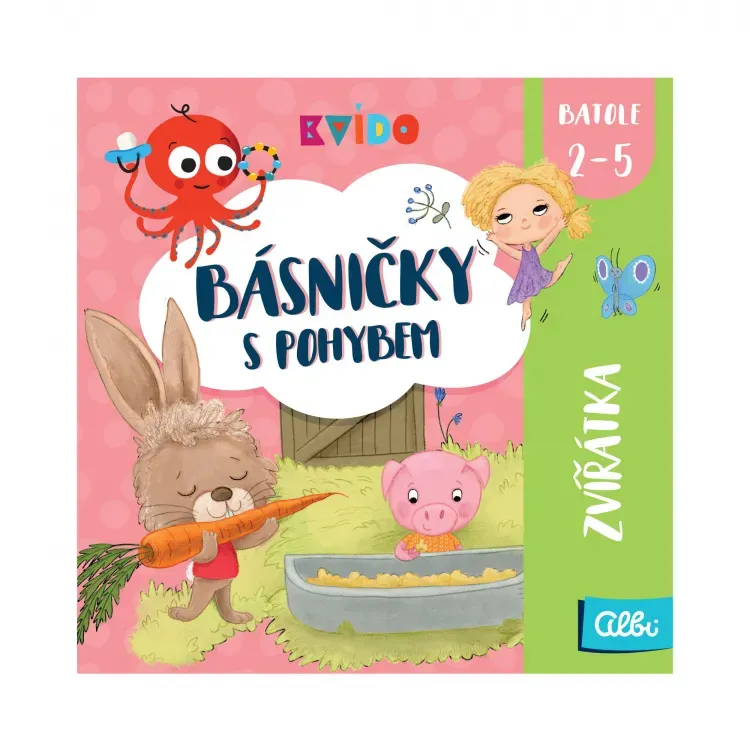 Básničky s pohybem - Zvířátka (Kvído)
