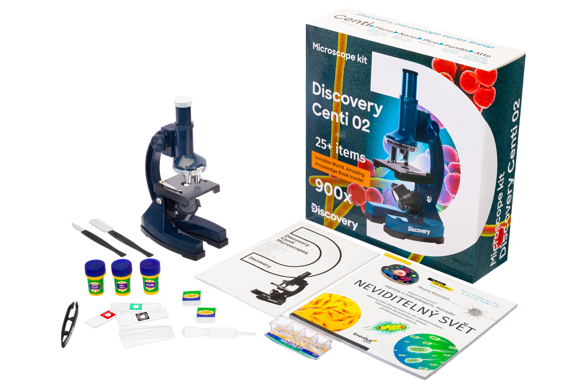 Levenhuk Discovery Centi 02 s knížkou